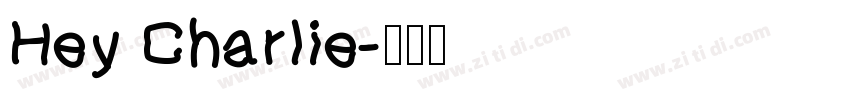 Hey Charlie字体转换
